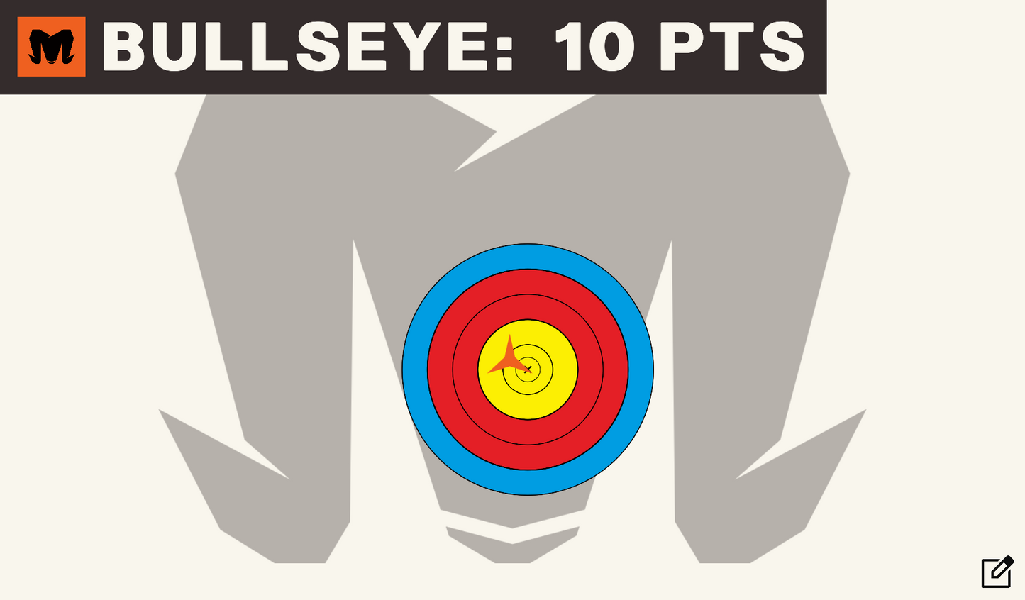 shot being scored in target shoot off module