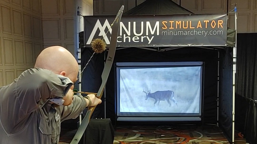 Load video: Minum Archery Simulator 2.0 in action
