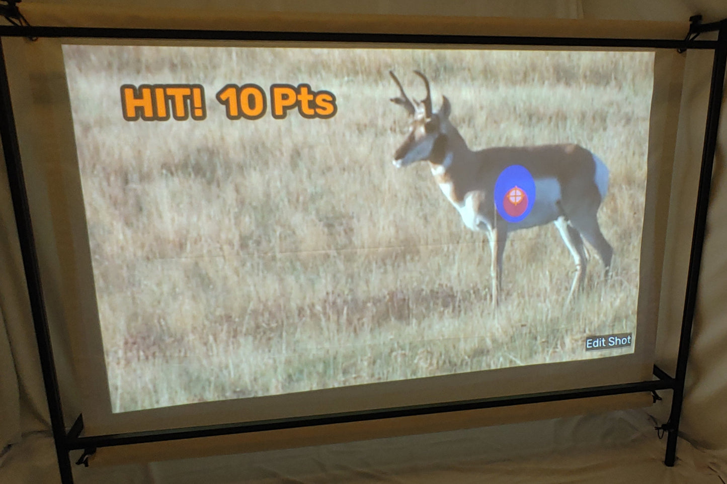 antelope shot on simulator