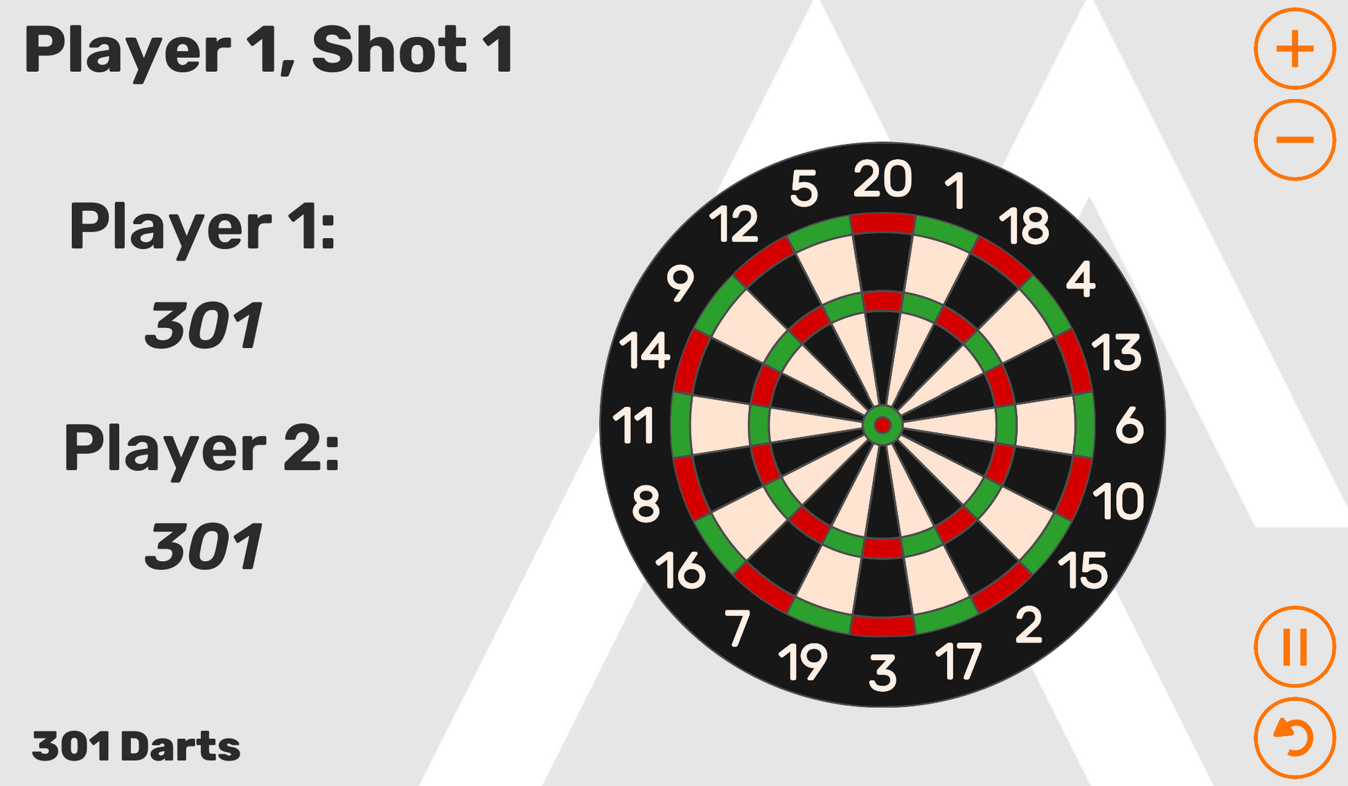 301 darts gameplay