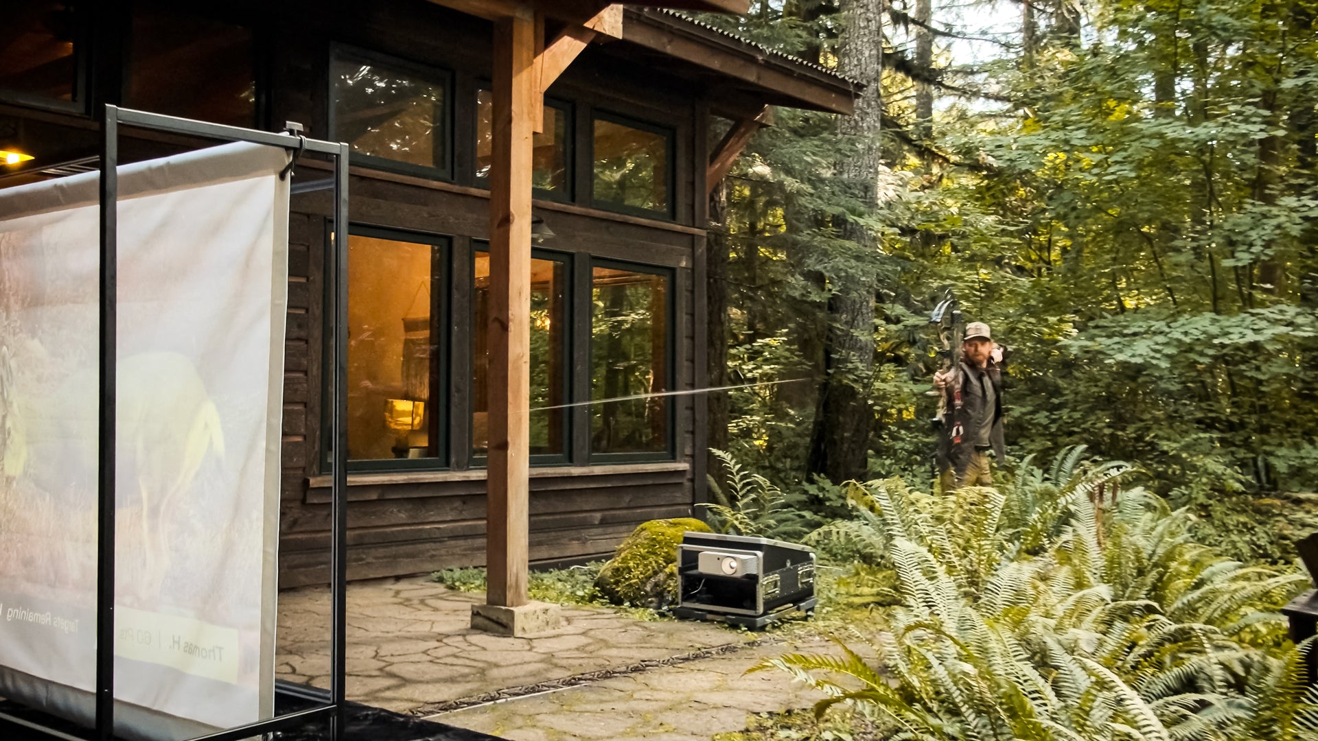 shooting the simulator