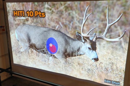 deer shot on simulator